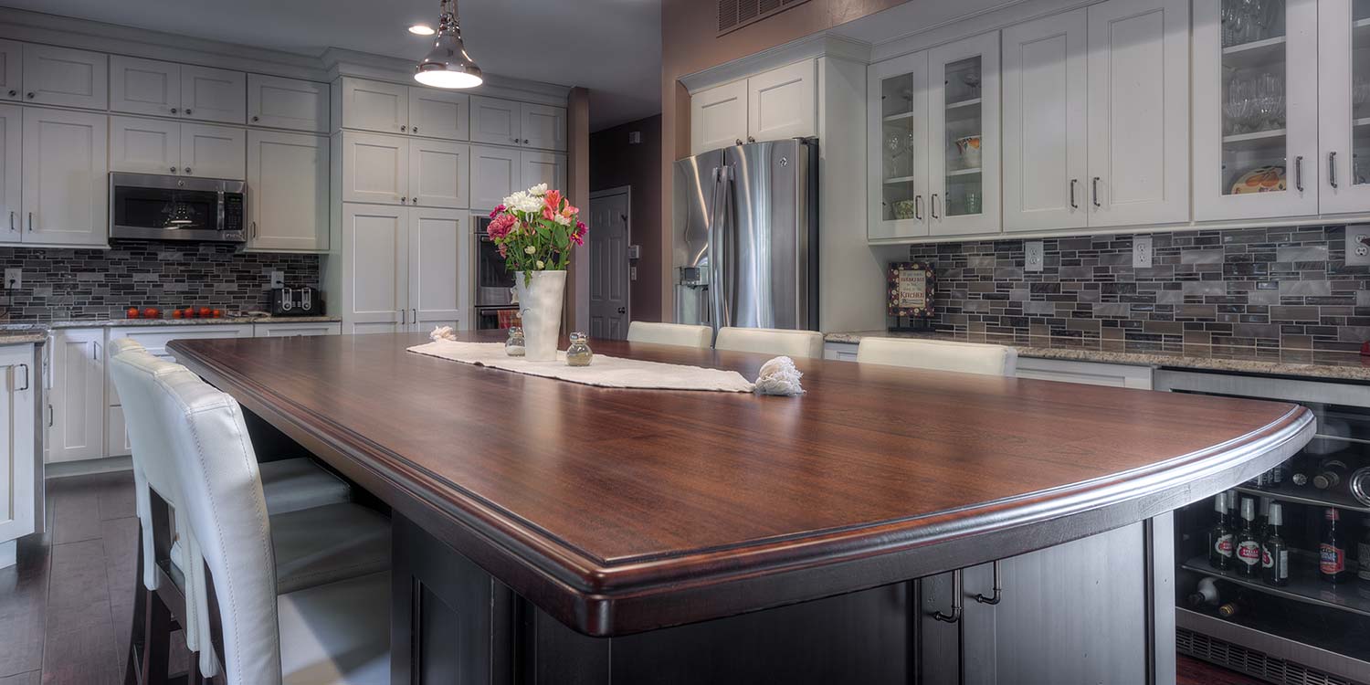 An image of a beautiful kitchen countertop done by Kstair